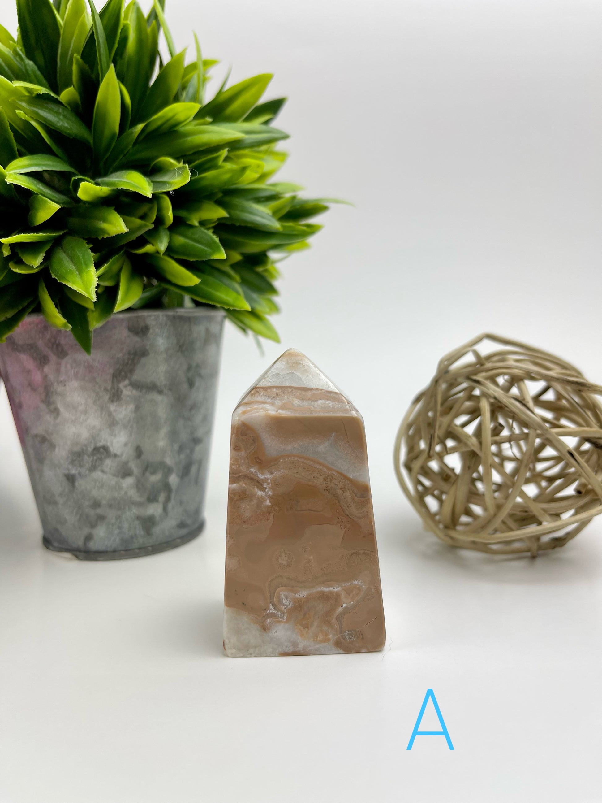 Caribbean Blue Calcite Tower A