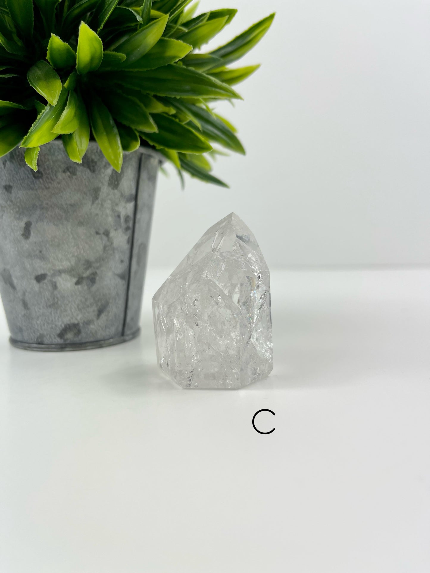 Crackle Quartz Tower C