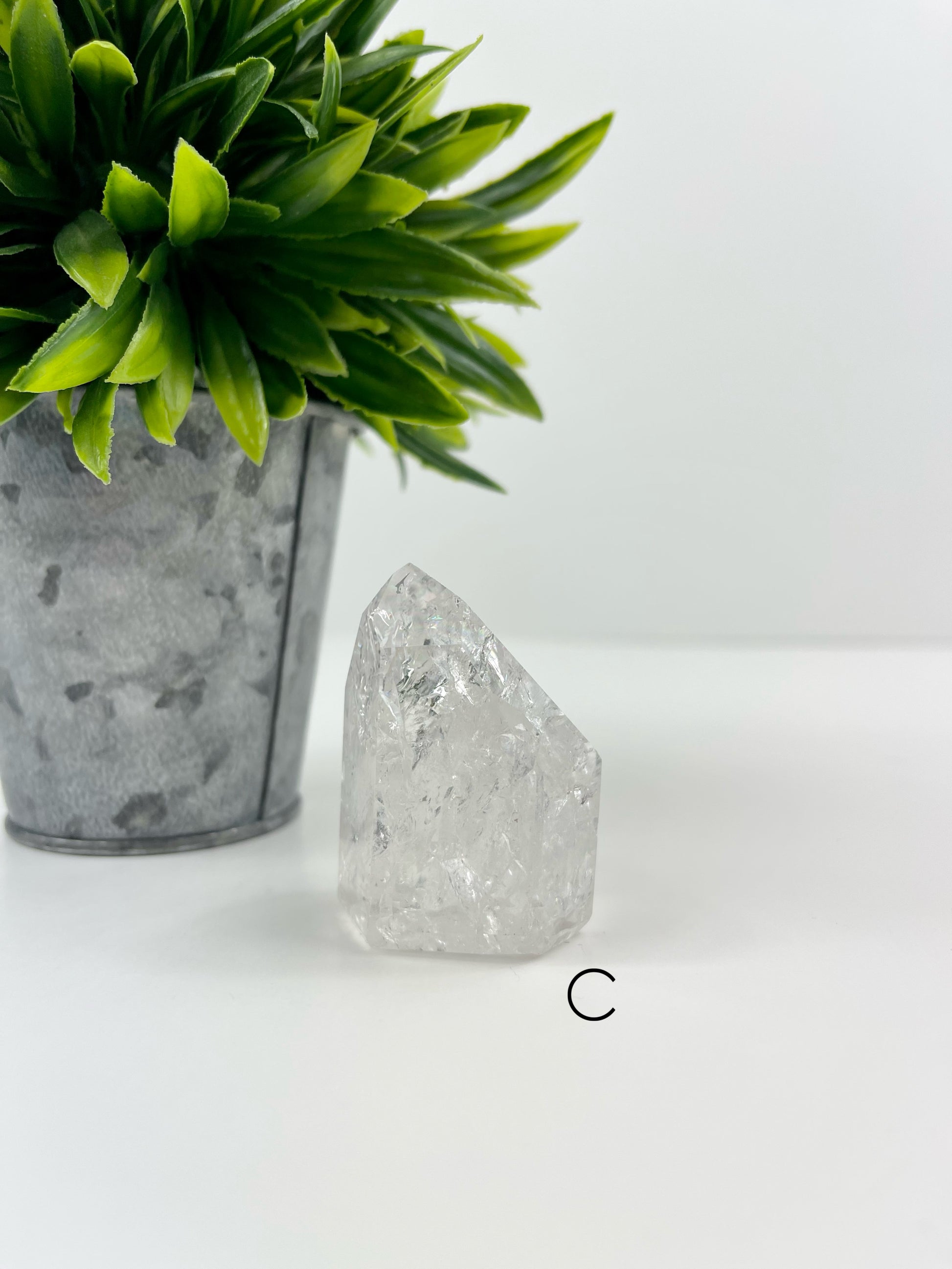 Crackle Quartz Tower C