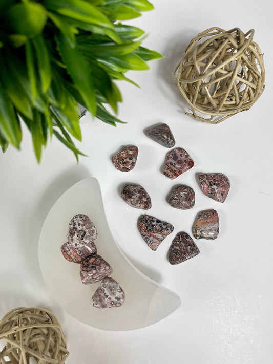 Small Leopardskin Jasper Tumbles