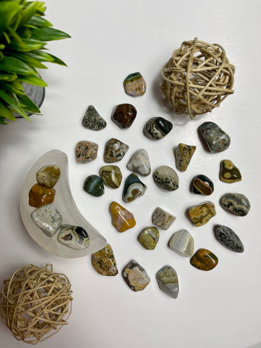 Ocean Jasper Tumbles - Canadian Crystal Queens