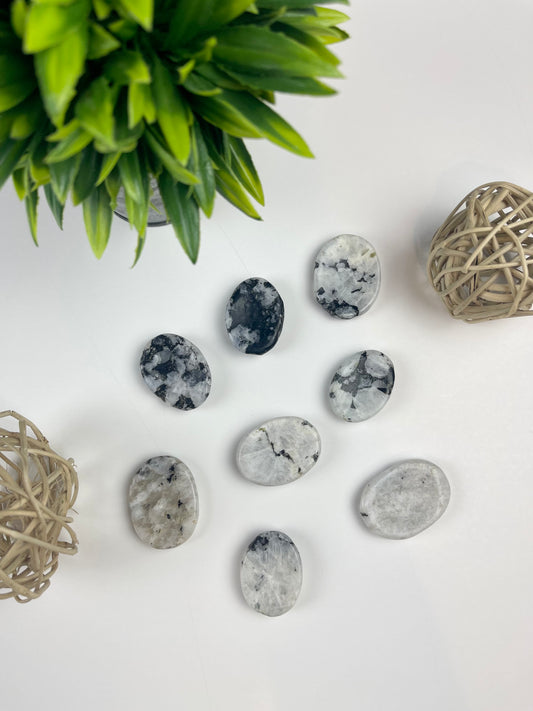 Rainbow Moonstone Worry Stones