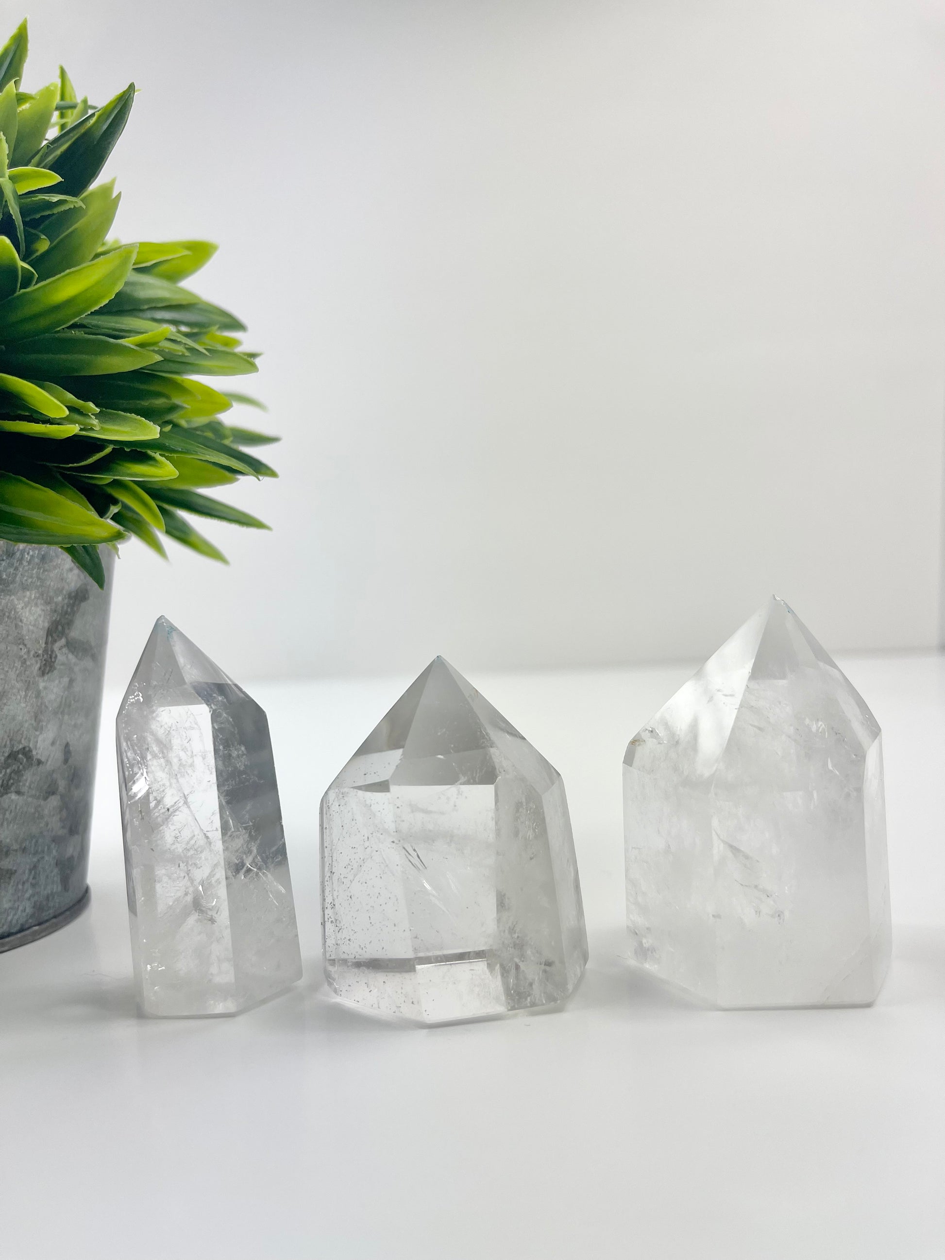 Clear Quartz Towers