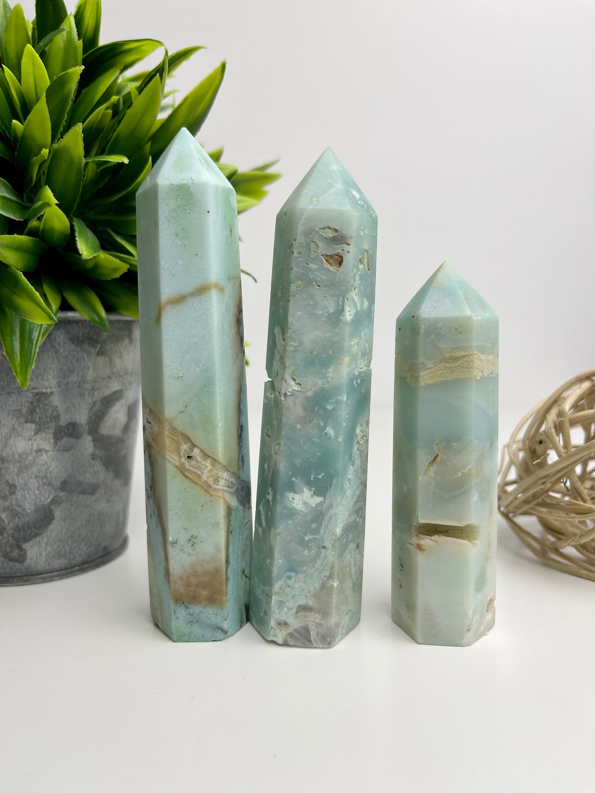 Sky Blue Quartz Towers