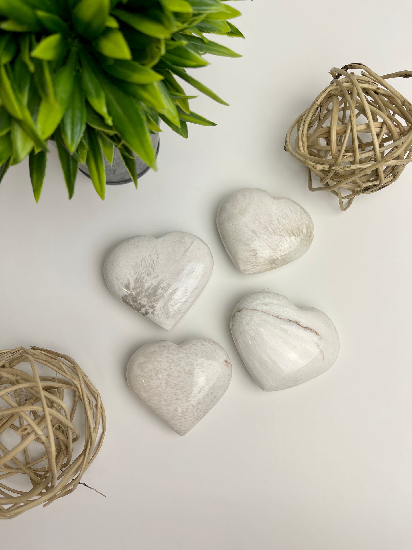 Scolecite Hearts