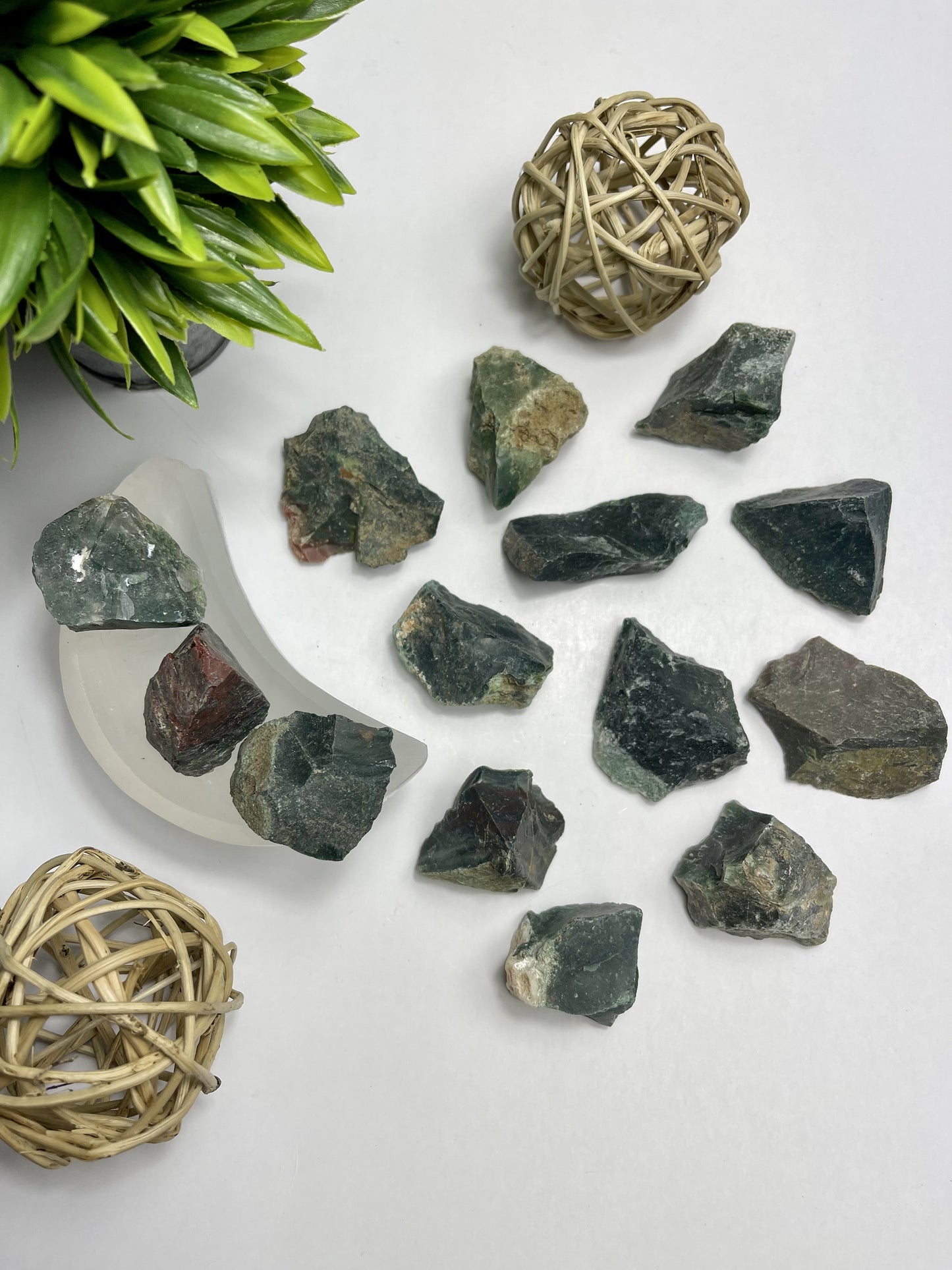 Large Bloodstone Raw Pieces
