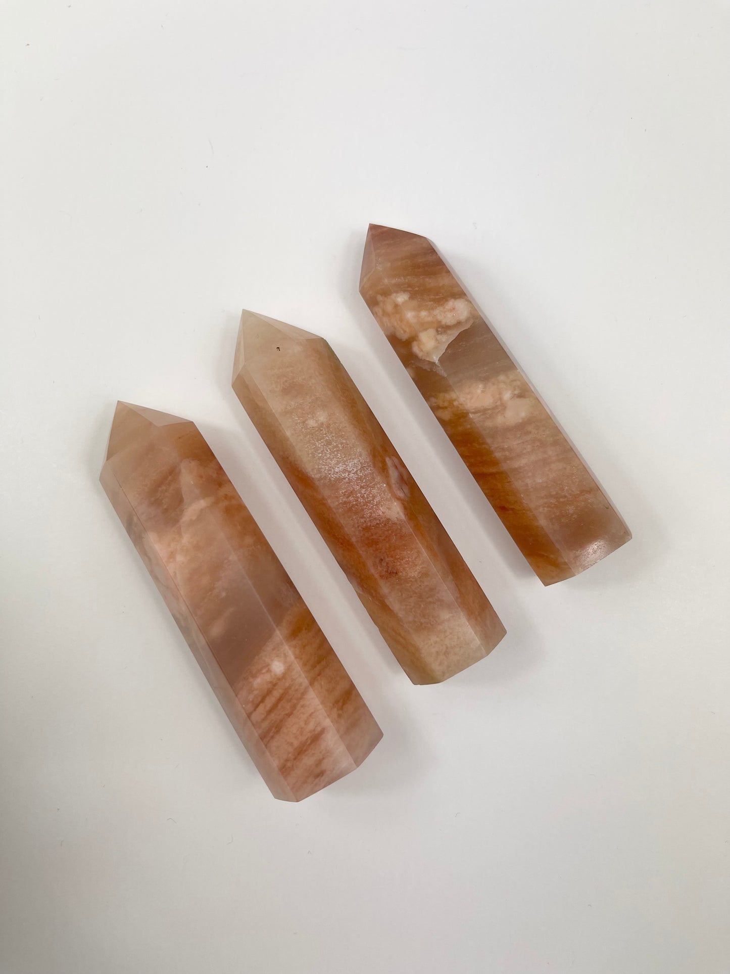 Pink Aventurine Towers Group Picture