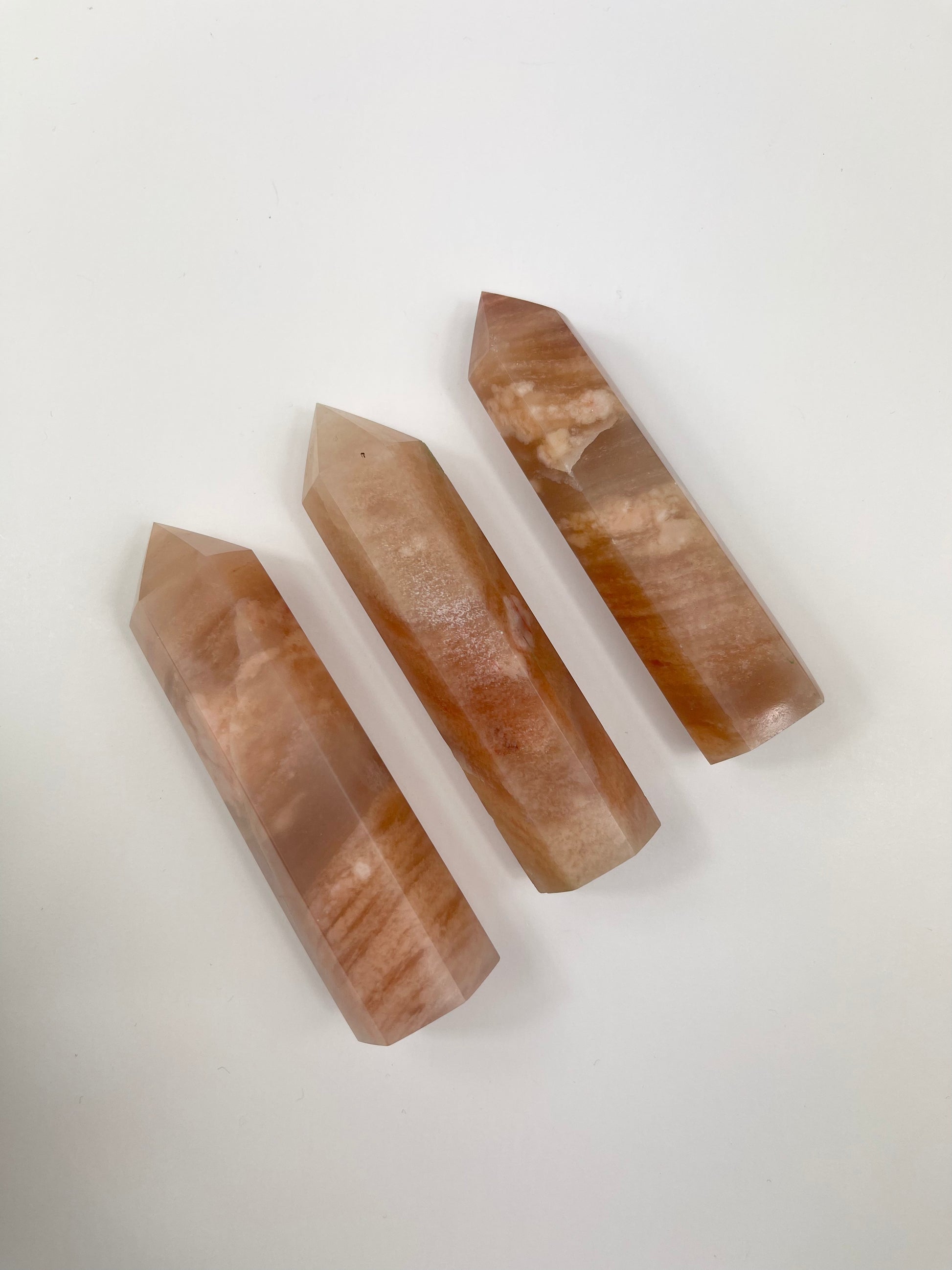 Pink Aventurine Towers Group Picture