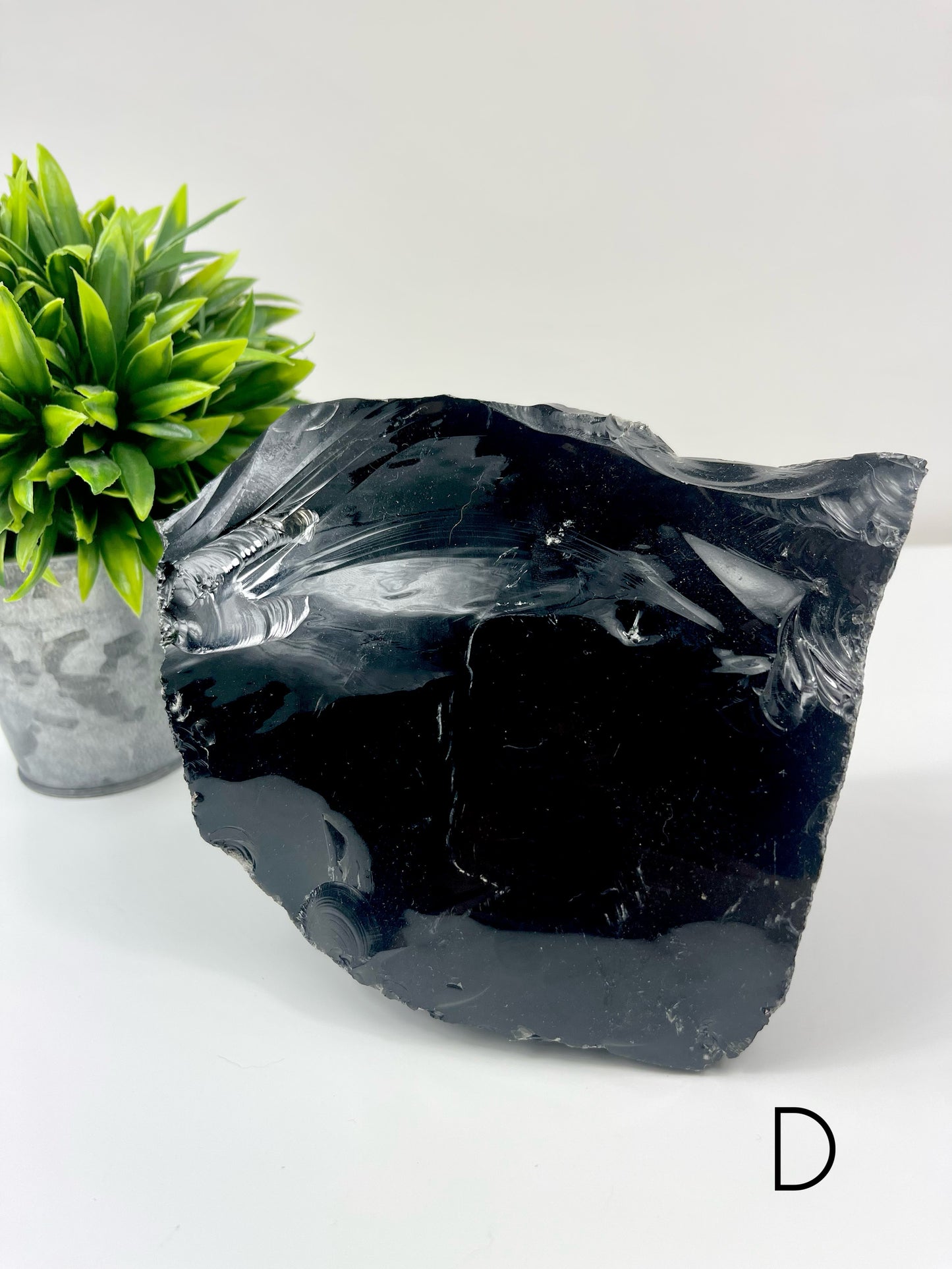 Black Obsidian Raw Specimen D