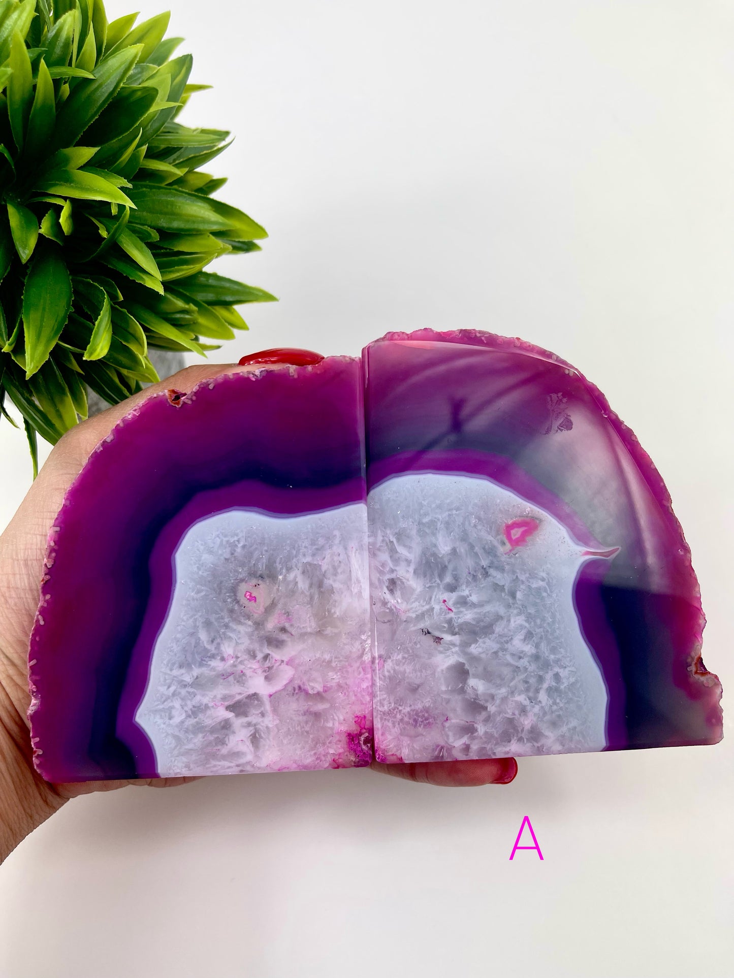Agate Bookends Style A