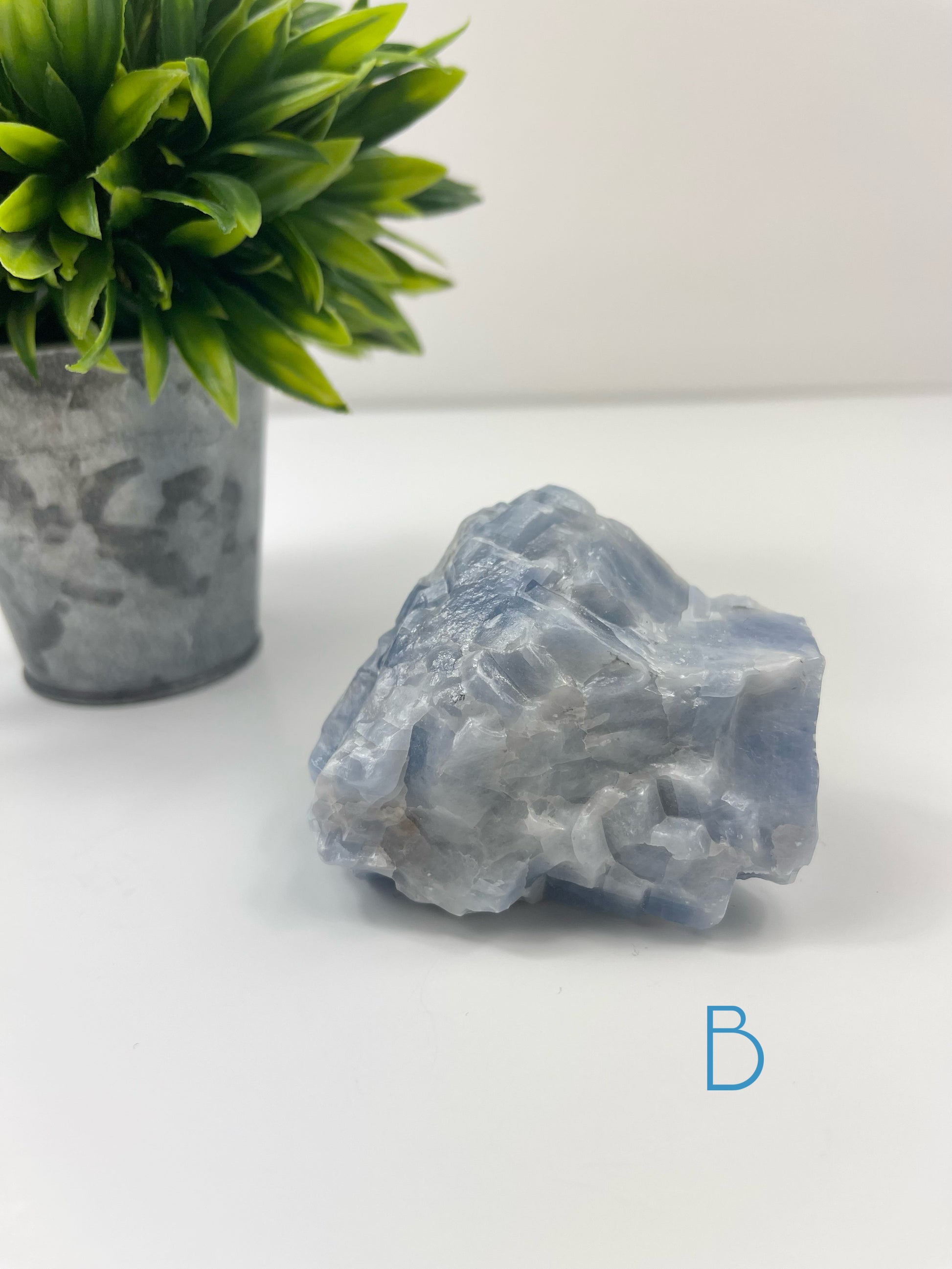 Blue Calcite Raw Specimen B
