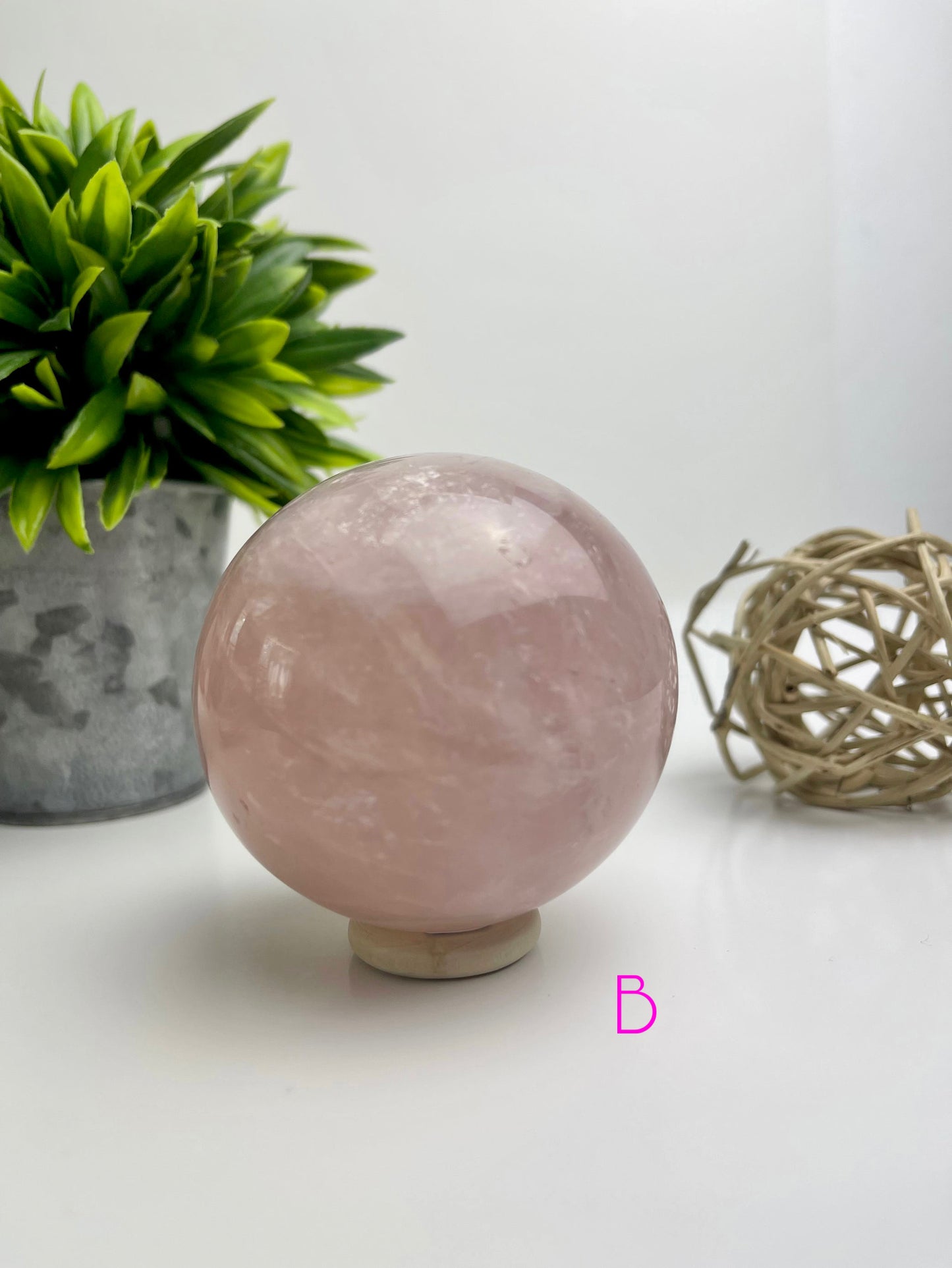 Rose Quartz Sphere B