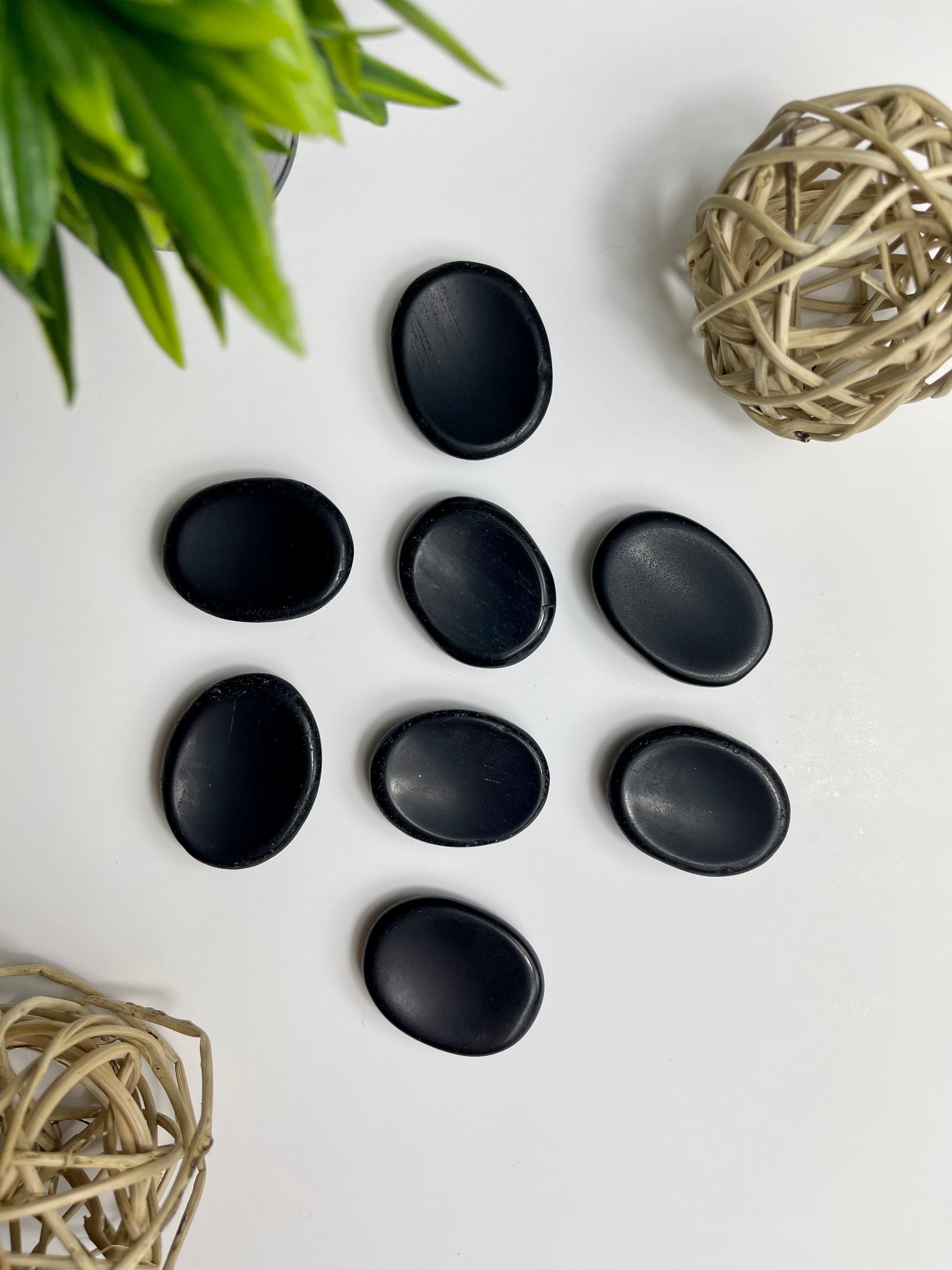 Black Obsidian Worry Stones