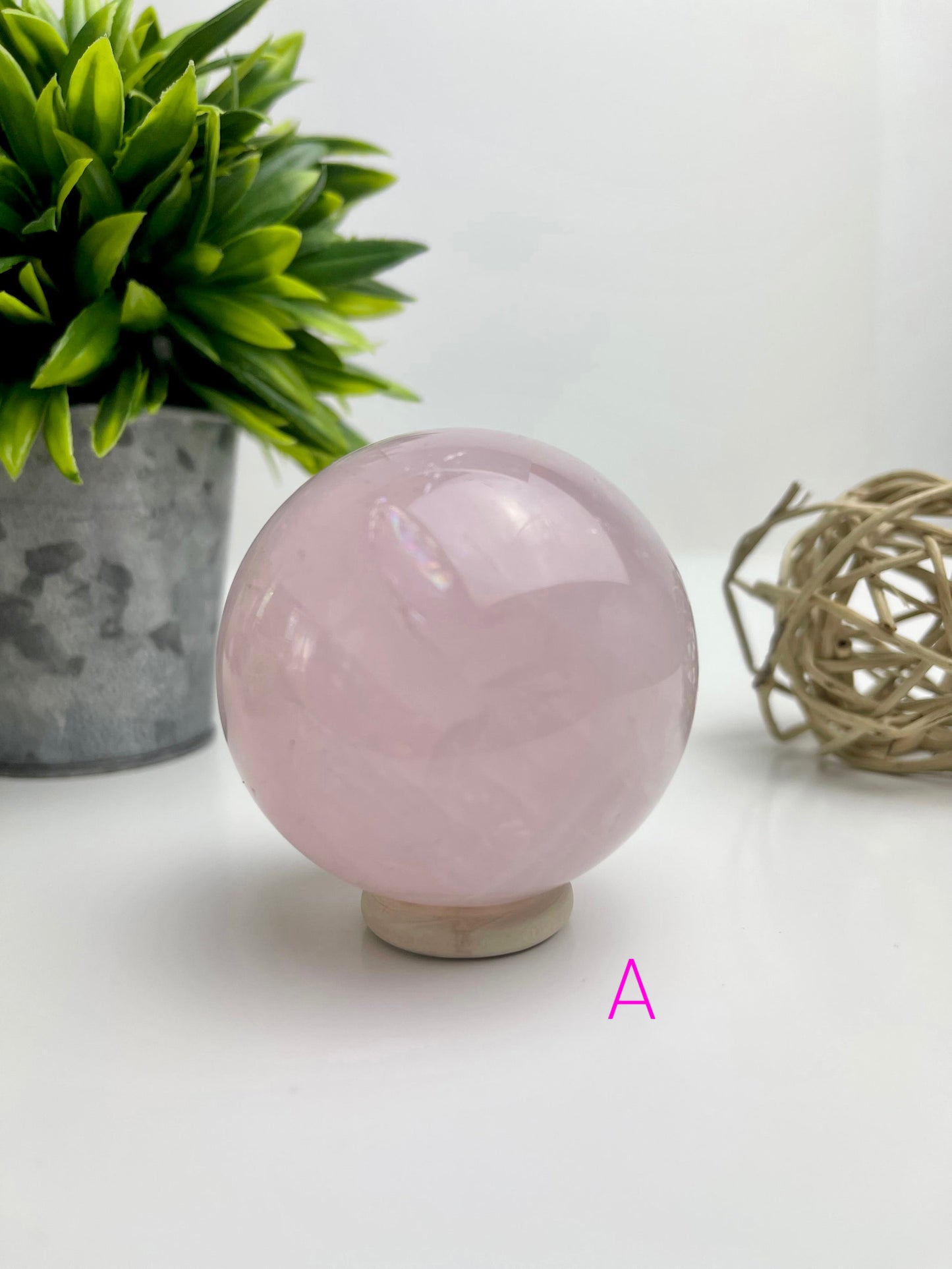 Rose Quartz Sphere A