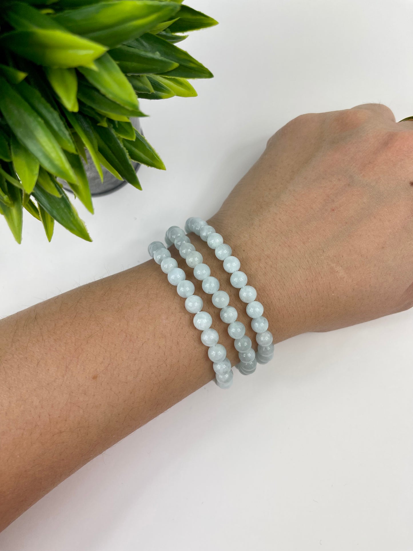 Aquamarine Crystal Bracelets