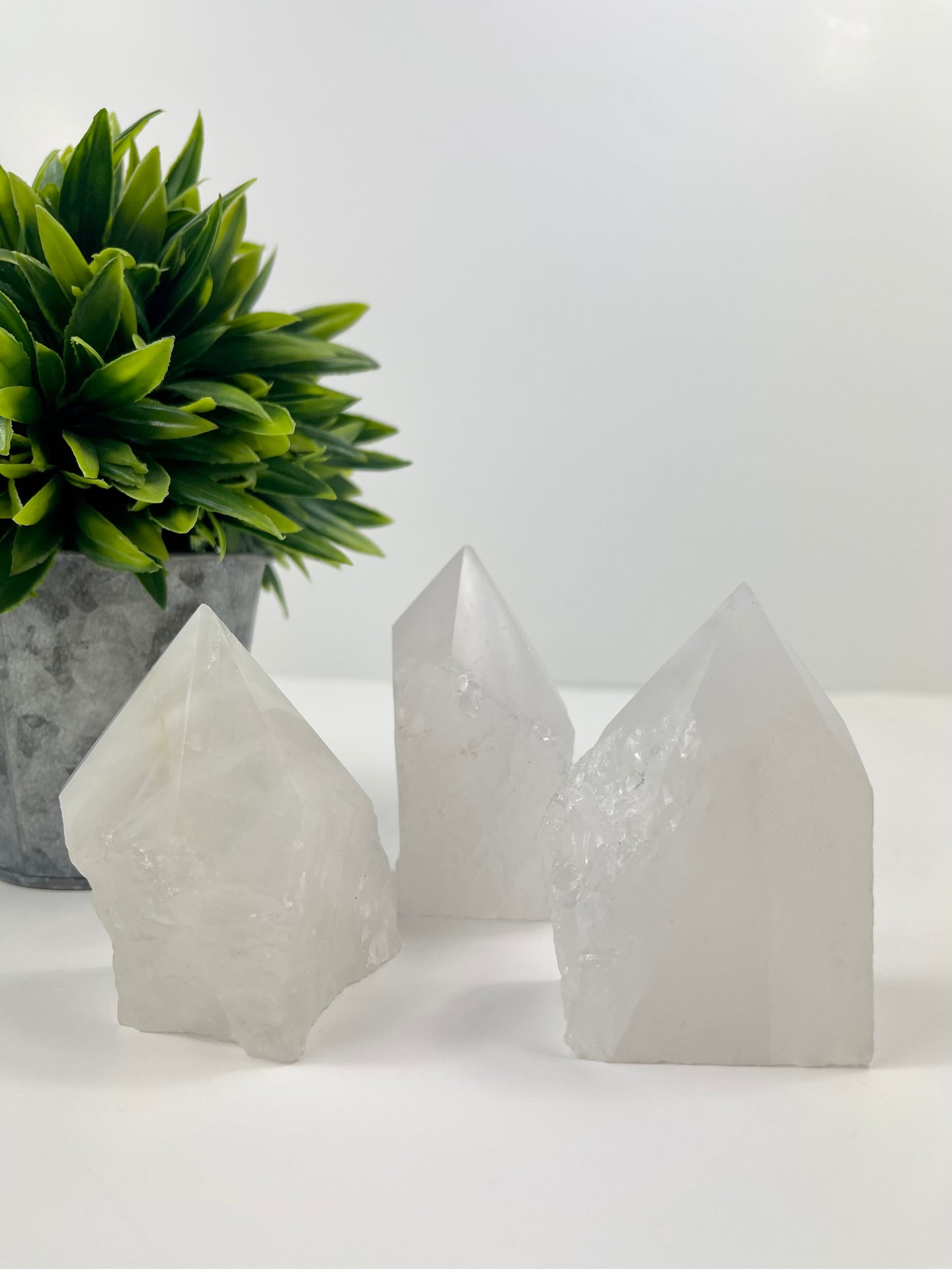 Clear Quartz Raw/Polished Towers