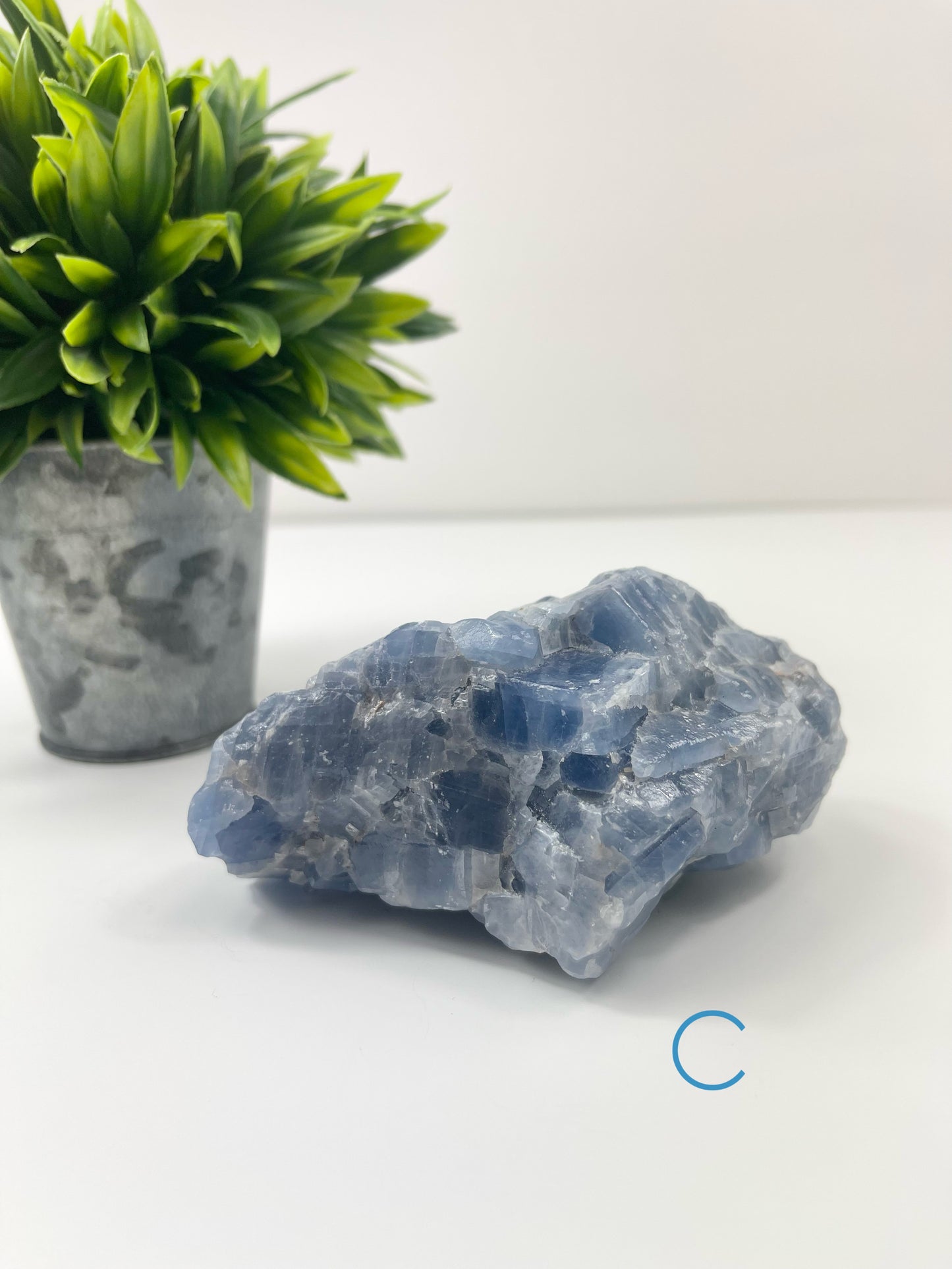 Blue Calcite Raw Specimen C