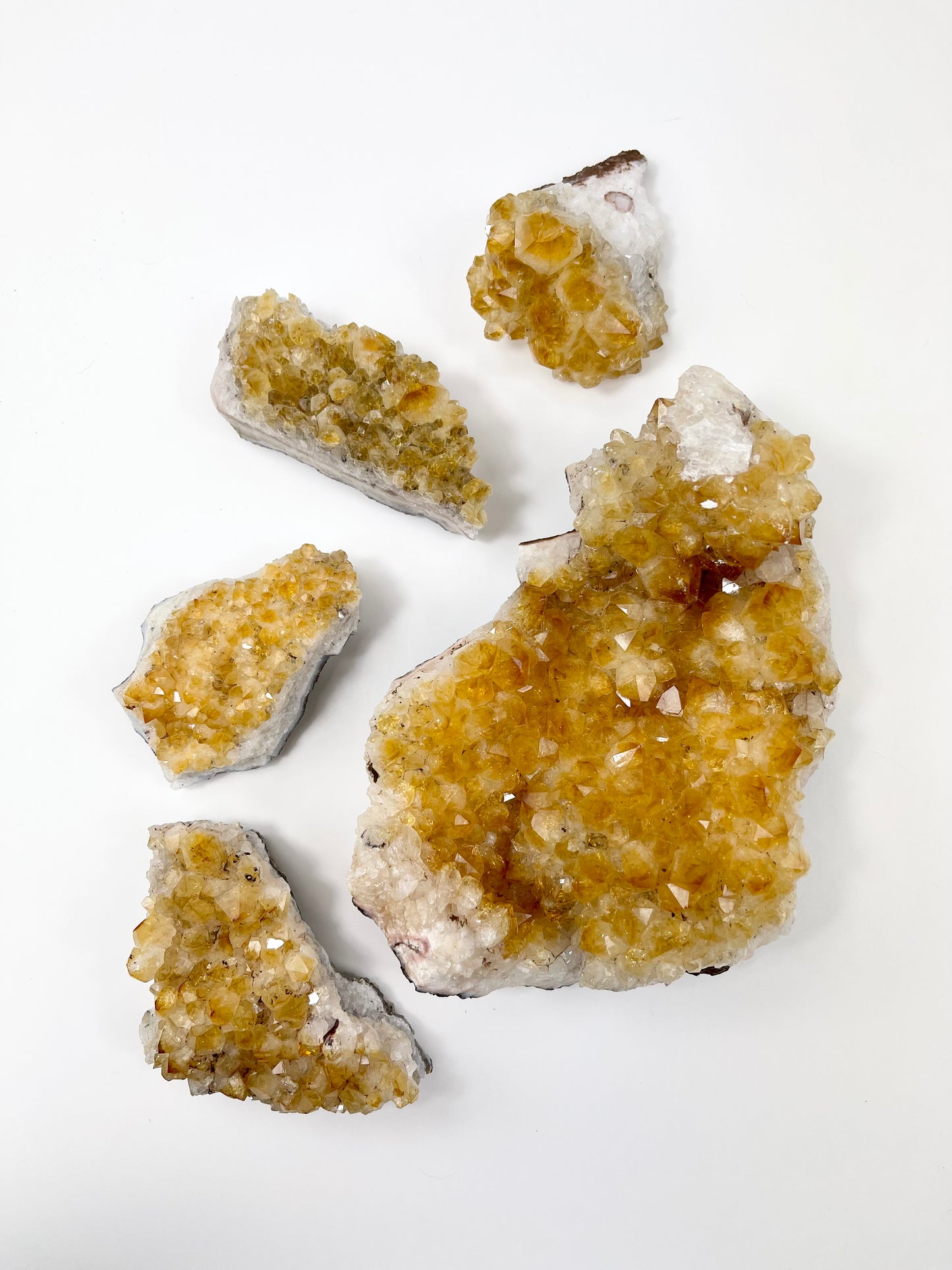 Citrine Raw Clusters