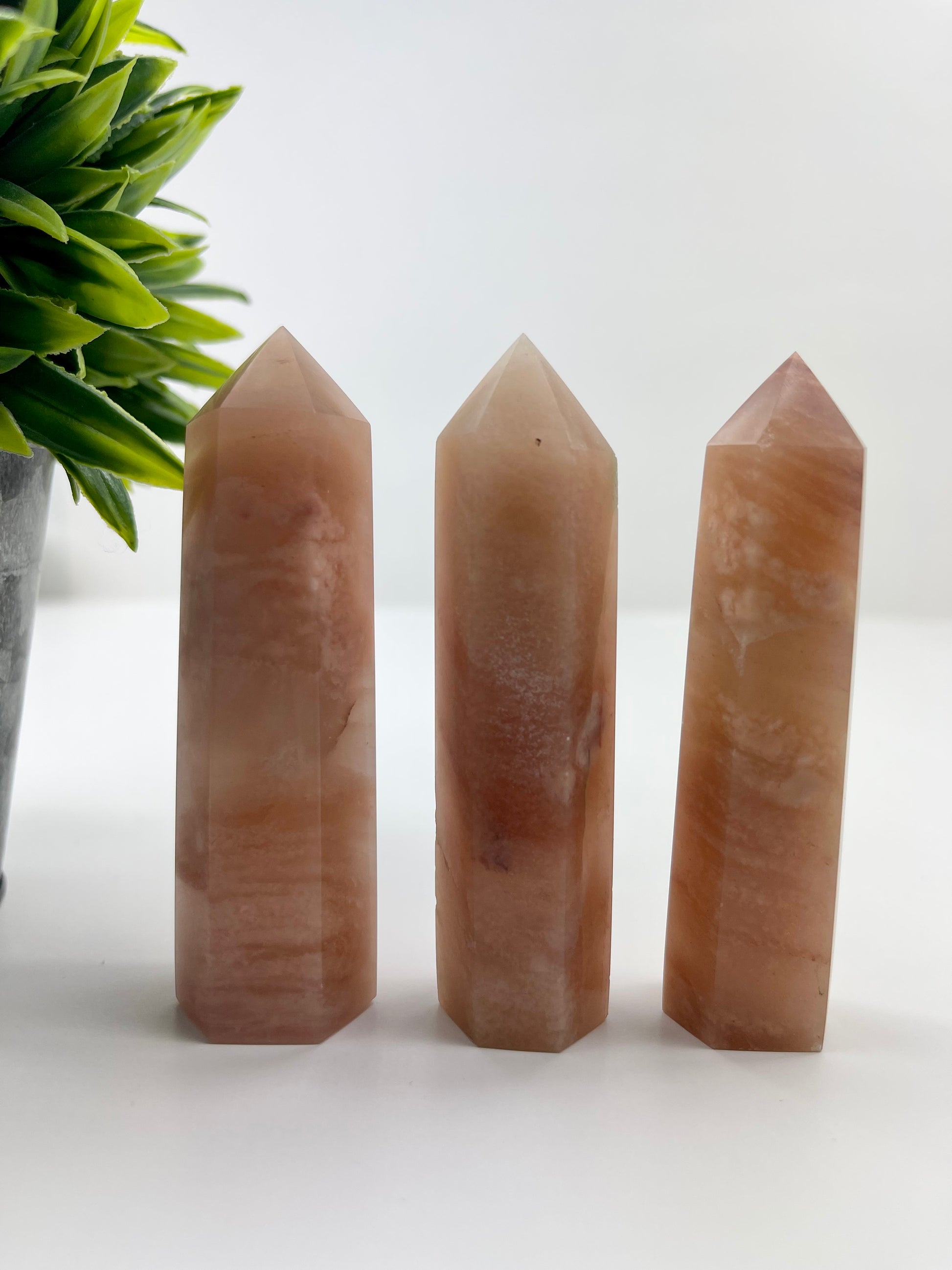 Pink Aventurine Towers