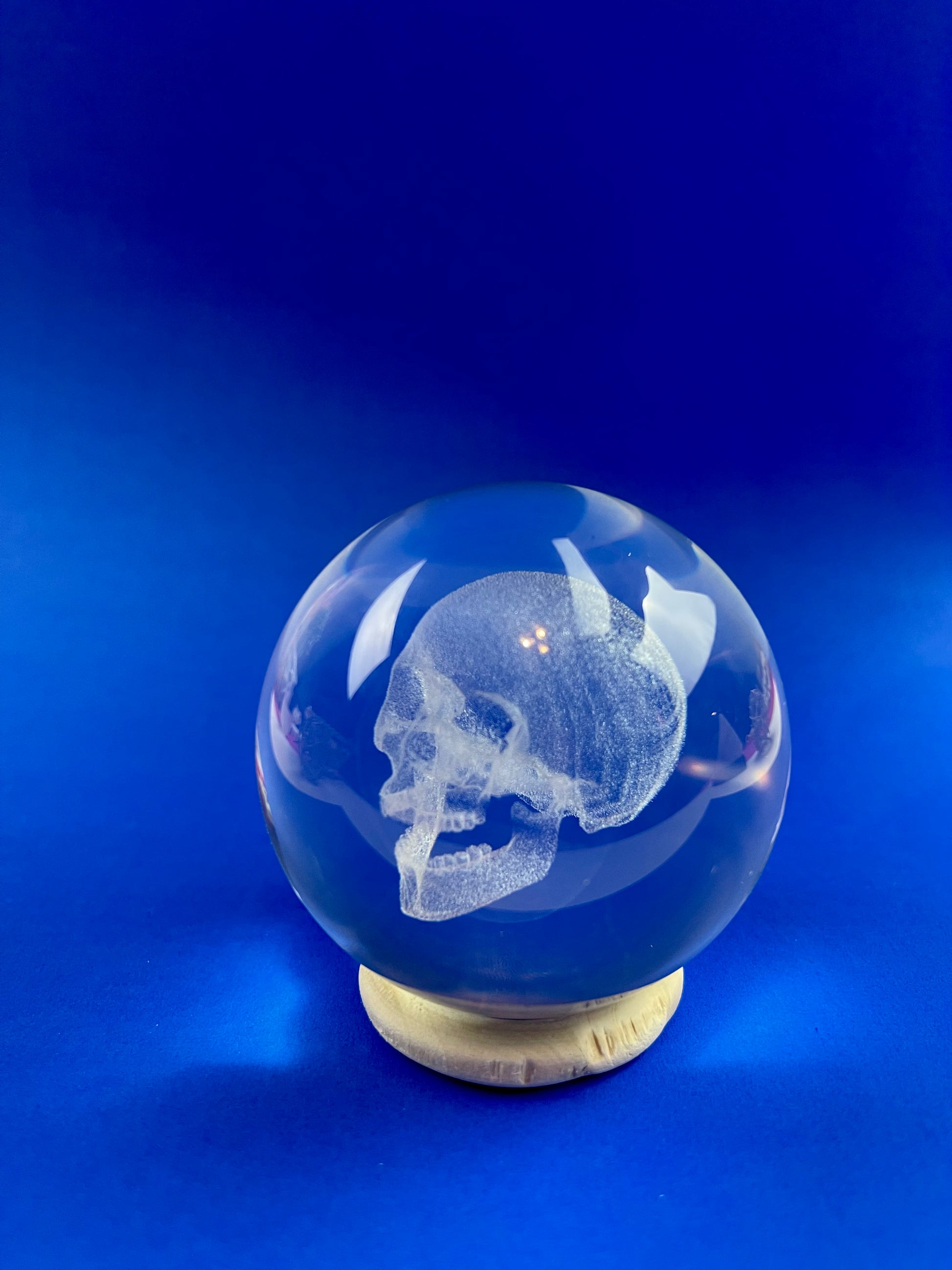 Skull Glass Crystal Ball