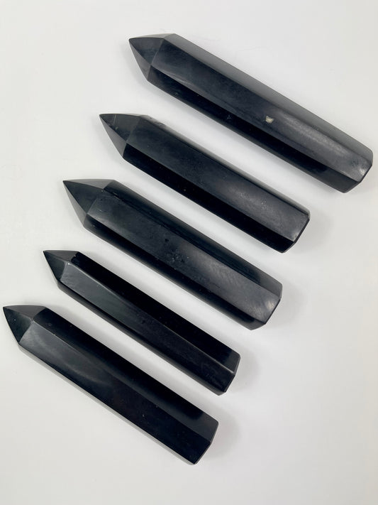 Black Tourmaline Towers Group Picture