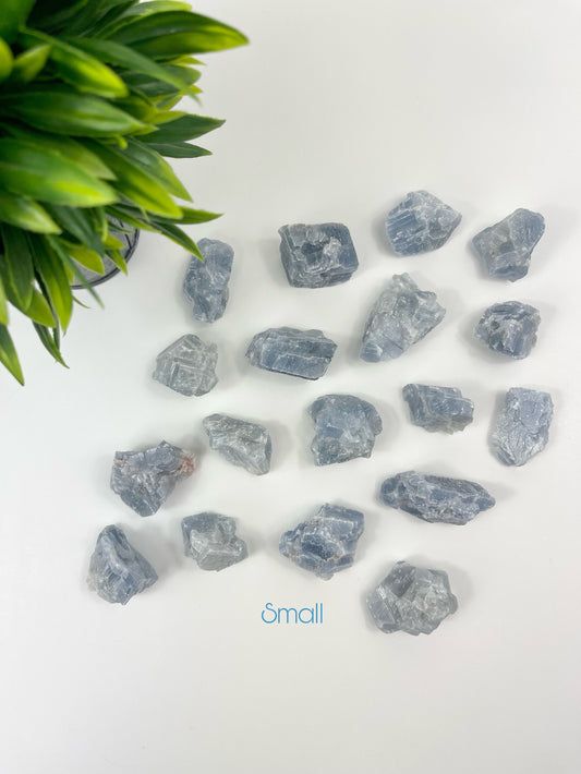 Small Blue Calcite Raw Pieces