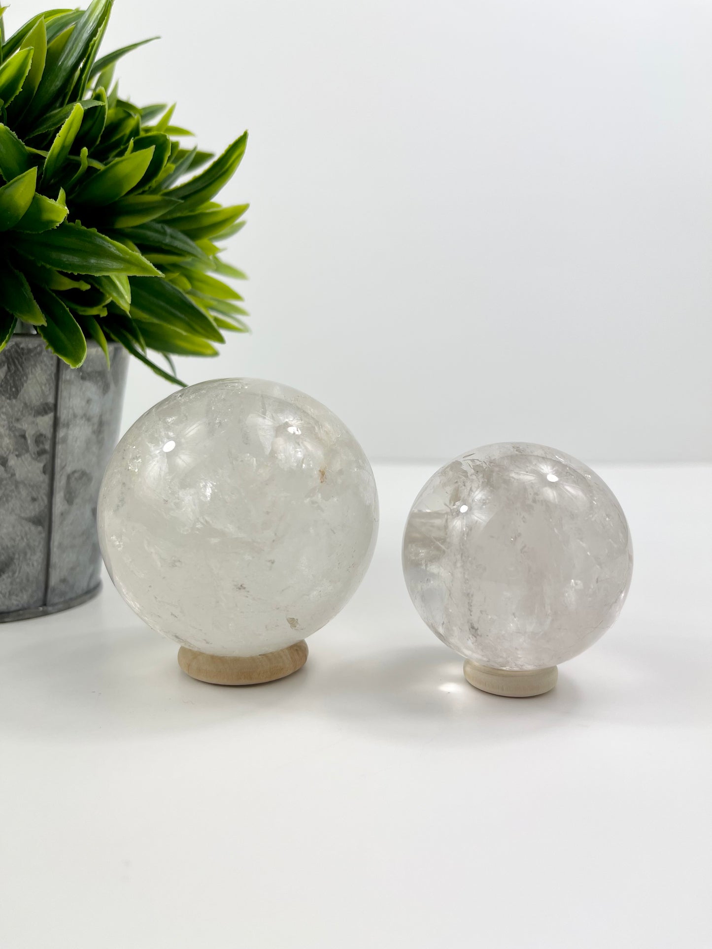 Clear Quartz Spheres