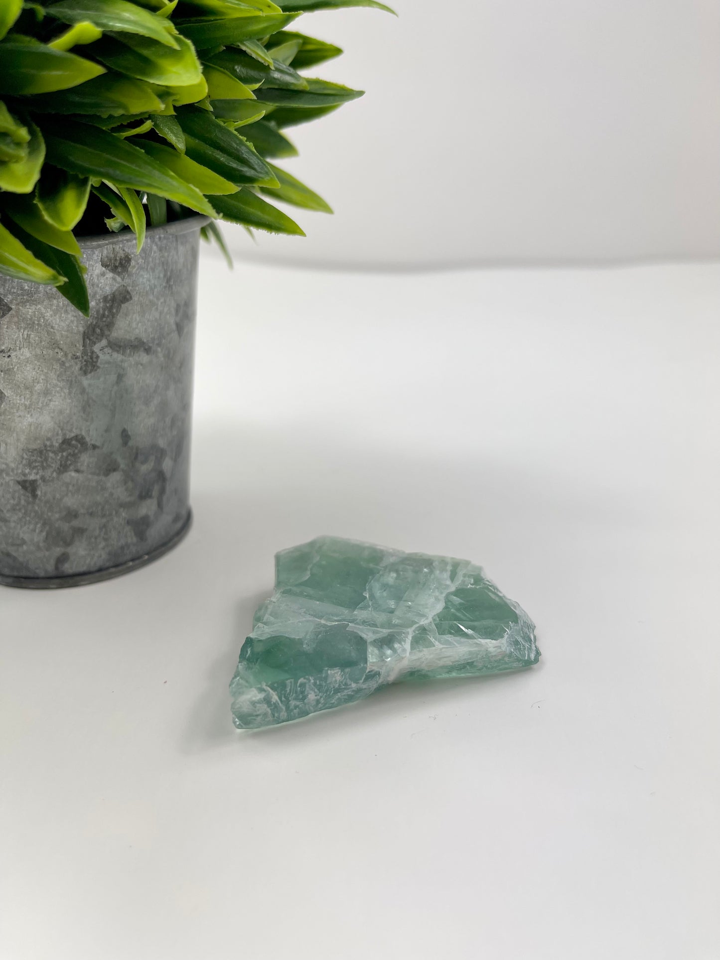 Green Fluorite Raw/Polished Slab