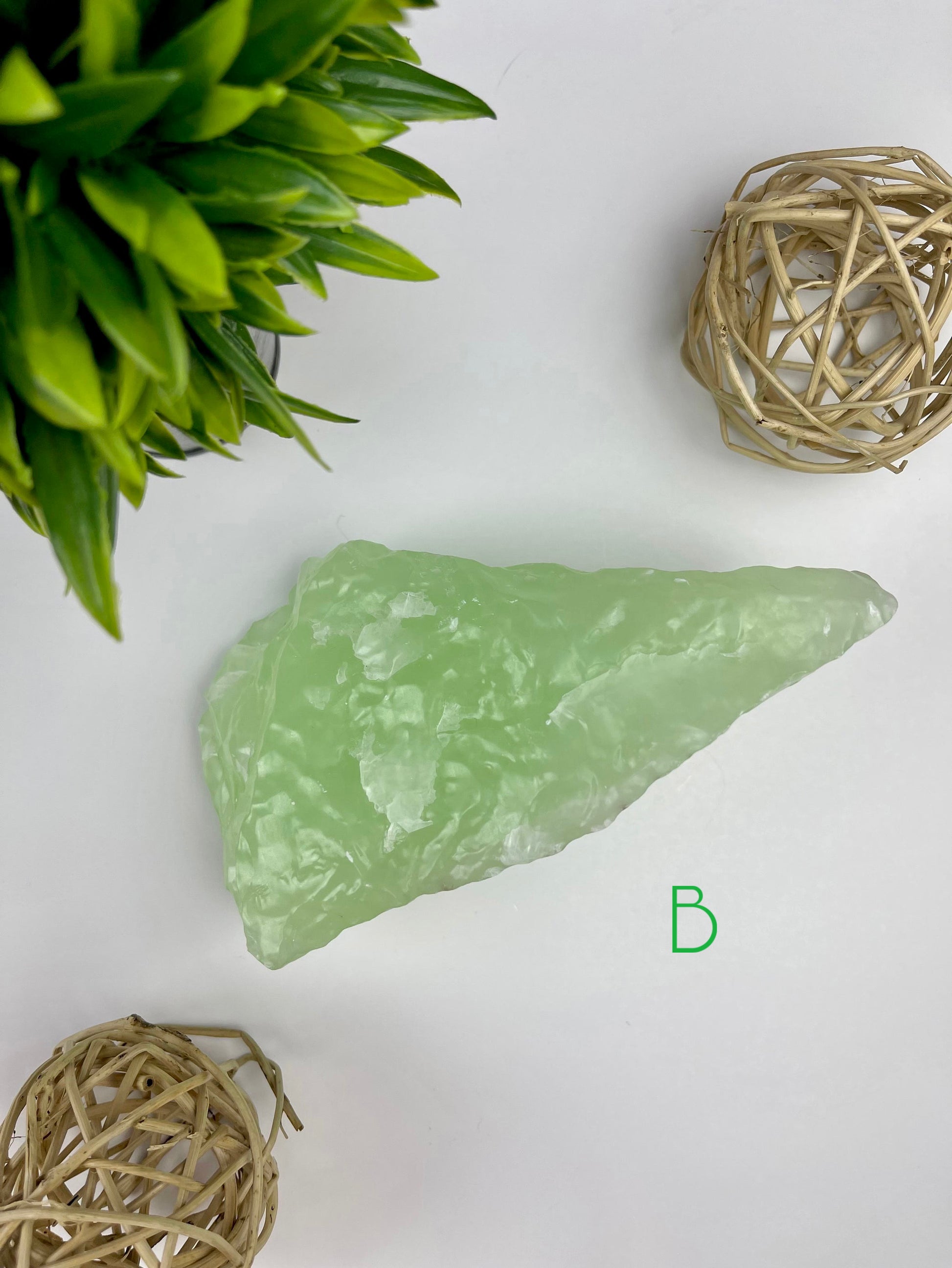 Green Calcite Raw Specimen B