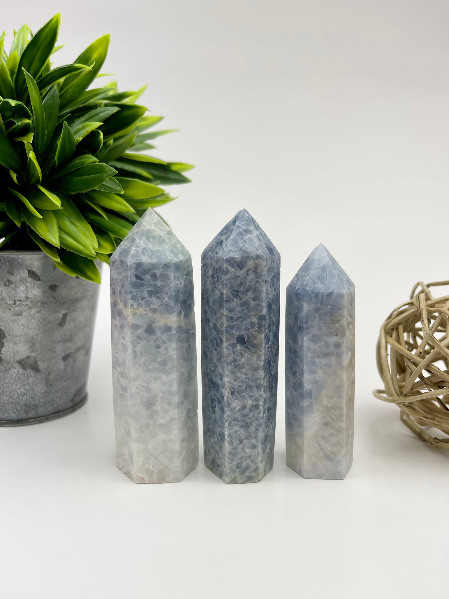 Blue Calcite Towers