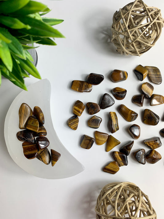 Golden Tiger's Eye Tumbles