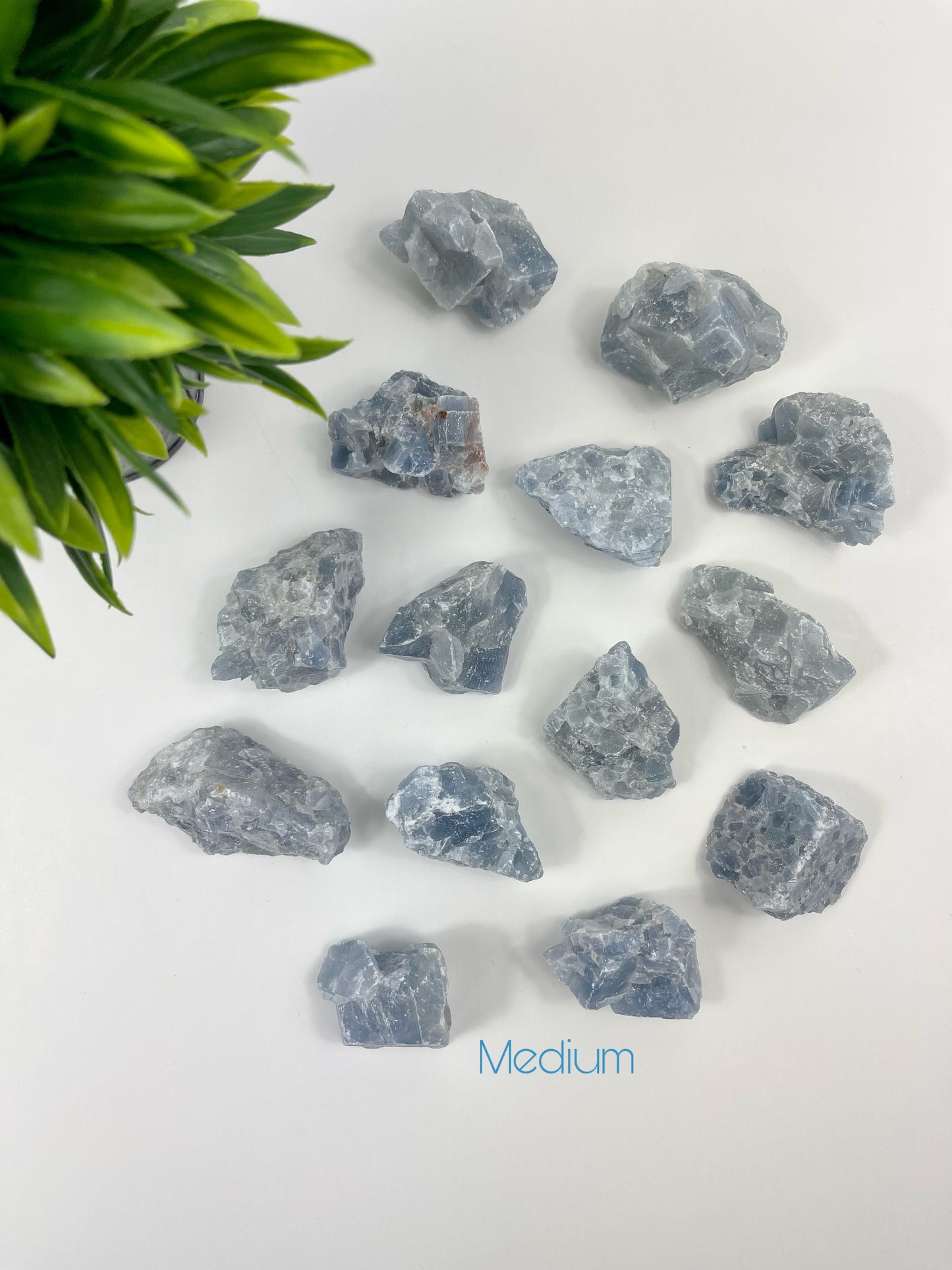 Medium Blue Calcite Raw Pieces