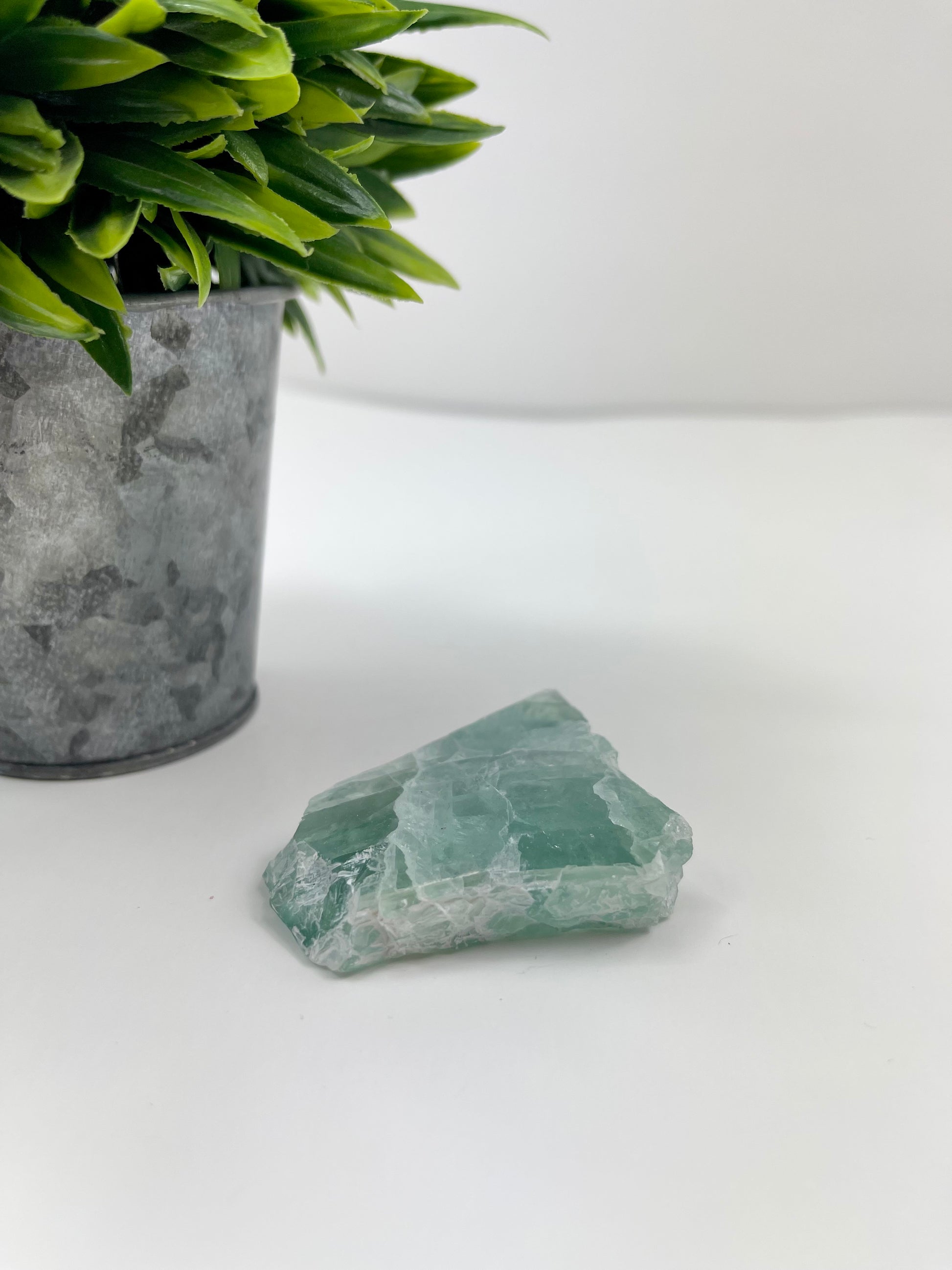 Green Fluorite Raw/Polished Slab