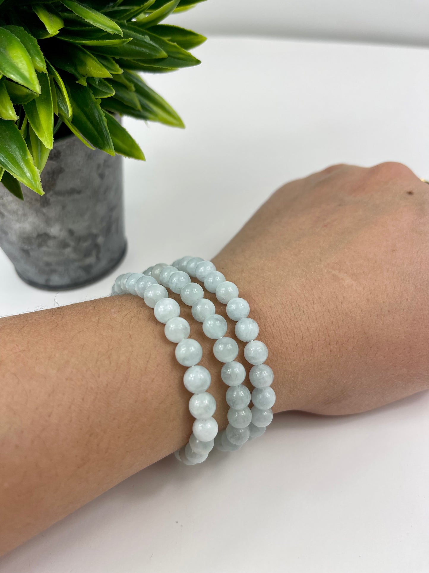 Aquamarine Crystal Bracelets