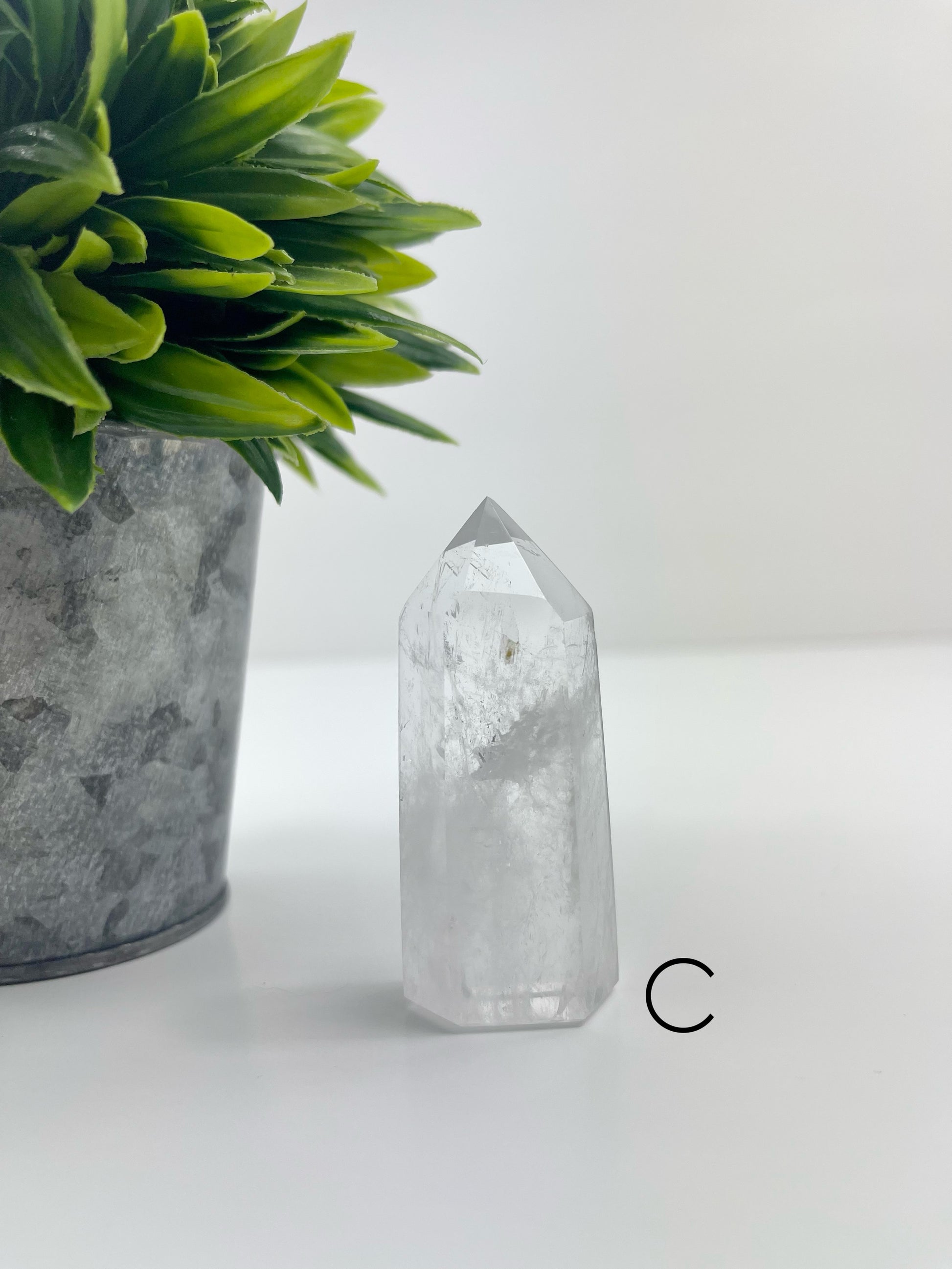 Clear Quartz Tower C