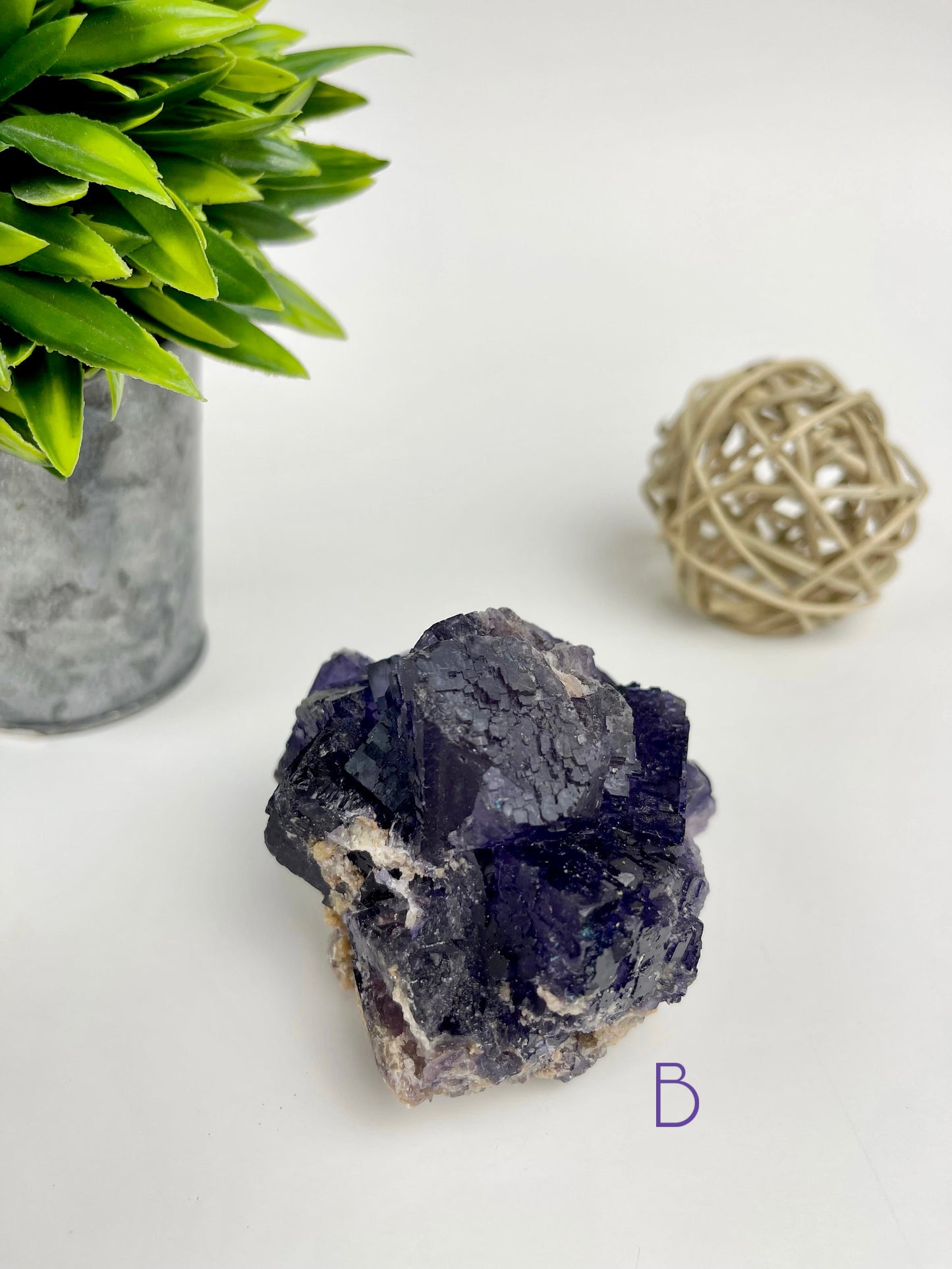 Purple Fluorite Raw Specimen B