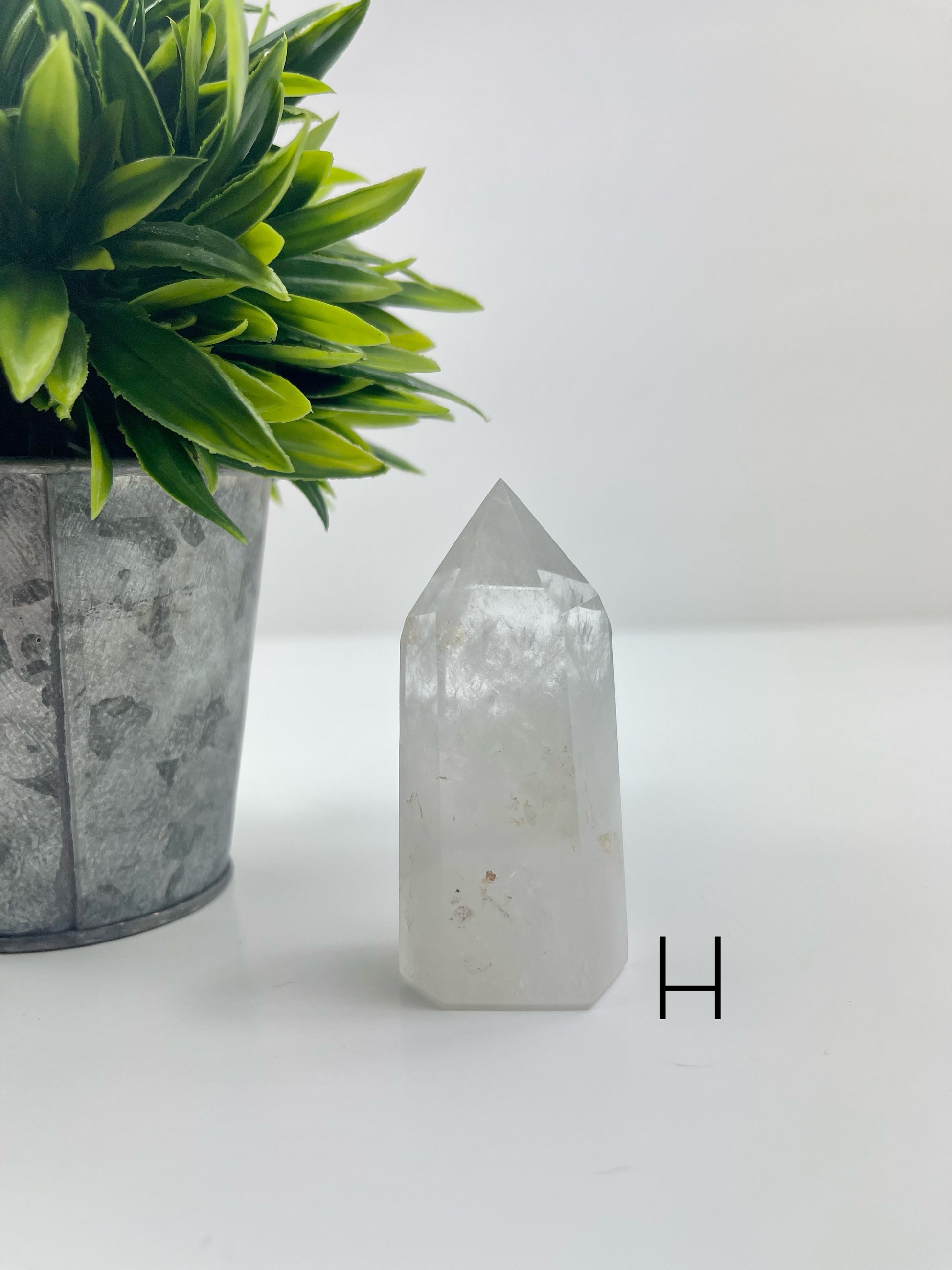 Clear Quartz Tower H