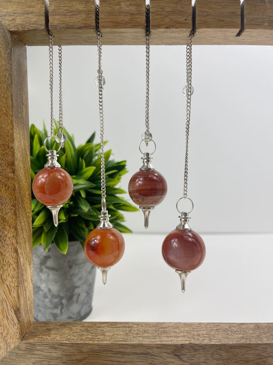 Carnelian Pendulums